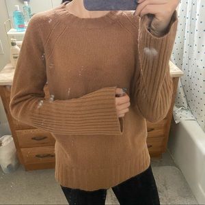 Cashmere 360 camel sweater S